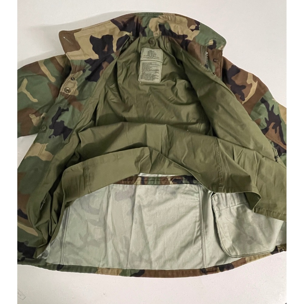 US Military M-65 Field Jacket Woodland Camo Medium/Reg 1991 Vintage DLA100-91 - Picture 9 of 12